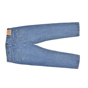 Men's Levi's 505 Regular Straight Leg Blue Denim Jeans Size 40x32 100% Cotton